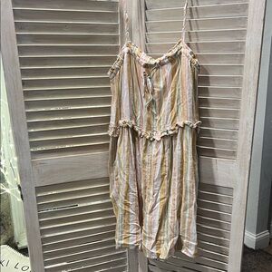 American Eagle Outfitters Multicolor striped women’s romper